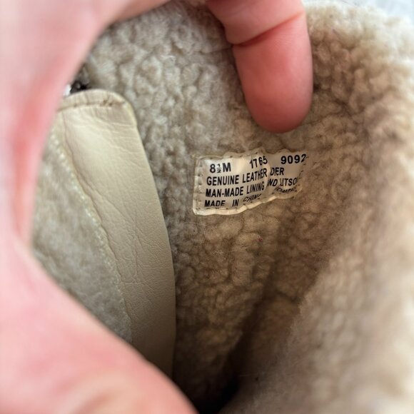 Timberland Women's 8.5 Beige Suede Insulated Tall Waterproof Winter Boots - Picture 2 of 15